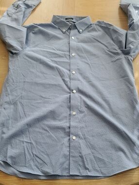 NWOT Banana Republic Slimt Fit Non Iron XL LS Button Down Dress Shirt